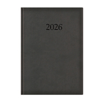 Wide, A4 napi beosztású határidőnapló, Fekete