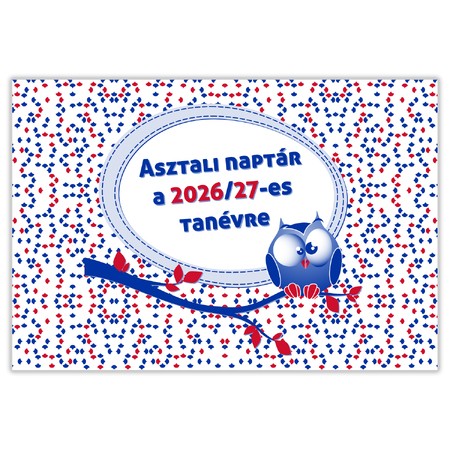 Asztali naptár 2026-2027 tanévre