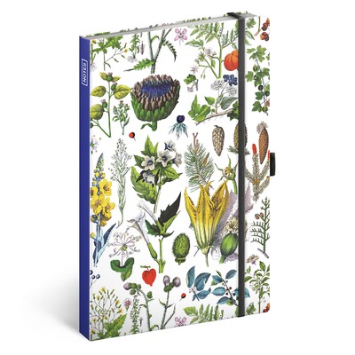 Herbs by Kateřina Winterová, keménytáblás pontozott notesz, 13x21 cm