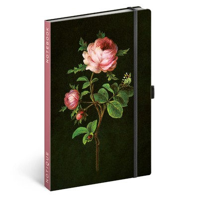 Roses by Kateřina Winterová, keménytáblás pontozott notesz, 13x21 cm