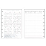 Filofax Notebookhoz Naptárbetét Havi HU A5 Fehér 2026