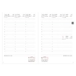 Filofaxhoz Naptárbetét Heti 1 hét / 2 oldal Magyar Oszlopos elrendezés (H-GB-D) A4 2026 Fehér