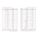 Filofaxhoz Naptárbetét Heti 1 hét / 2 oldal Magyar Oszlopos elrendezés (H-GB-D) A4 2026 Fehér