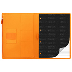 Filofax Tablet Case Borító Extra nagy Metropol Mappa Rugalmas zárószalag Narancs