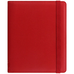 Filofax Tablet Case Borító Extra nagy Metropol Mappa Rugalmas zárószalag Piros