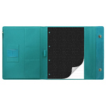 Filofax Tablet Case Borító Extra nagy Saffiano Mappa Rejtett mágnes Mappa Aquamarine