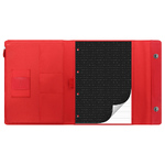Filofax Tablet Case Borító Extra nagy Saffiano Mappa Rejtett mágnes Mappa Piros