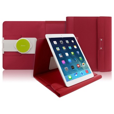 Filofax Tablet Case Borító nagy Microfiber Rejtett mágnes Piros