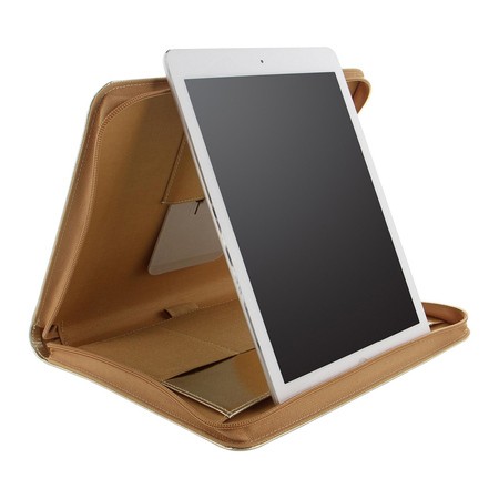 Filofax Tablet Case Borító nagy Saffiano Metallic Zip Arany