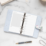 Filofax Lifestyle tervező Étkezés Personal Minimal Fehér
