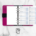 Filofax Naptárbetét Éves 4 év Personal Fehér 2027-2030 Filofax Naptárbetét Éves 4 év Personal Fehér 2027-2030