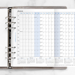 Filofax Naptárbetét Éves Horizontális A5 Fehér 2028 Filofax Naptárbetét Éves Horizontális A5 Fehér 2028