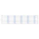 Filofax Naptárbetét Éves Horizontális Pocket Fehér 2027