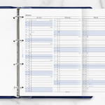 Filofax Naptárbetét Éves Vertikális A4 Fehér 2027