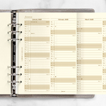 Filofax Naptárbetét Éves Vertikális A5 Krém 2028 Filofax Naptárbetét Éves Vertikális A5 Krém 2028