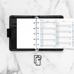 Filofax Naptárbetét Éves Vertikális Mini Fehér 2028 Filofax Naptárbetét Éves Vertikális Mini Fehér 2028