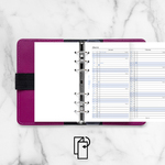 Filofax Naptárbetét Éves Vertikális Personal Fehér 2027