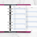 Filofax Naptárbetét Éves Vertikális Personal Fehér 2028 Filofax Naptárbetét Éves Vertikális Personal Fehér 2028