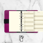Filofax Naptárbetét Éves Vertikális Personal Krém 2027