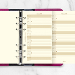 Filofax Naptárbetét Éves Vertikális Personal Krém 2028 Filofax Naptárbetét Éves Vertikális Personal Krém 2028