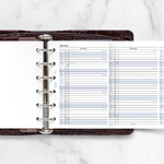 Filofax Naptárbetét Éves Vertikális Pocket Fehér 2027