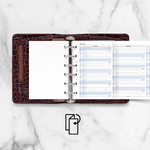 Filofax Naptárbetét Éves Vertikális Pocket Fehér 2028 Filofax Naptárbetét Éves Vertikális Pocket Fehér 2028