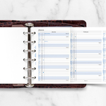 Filofax Naptárbetét Éves Vertikális Pocket Fehér 2028 Filofax Naptárbetét Éves Vertikális Pocket Fehér 2028