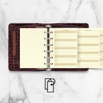 Filofax Naptárbetét Éves Vertikális Pocket Krém 2028 Filofax Naptárbetét Éves Vertikális Pocket Krém 2028