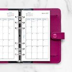 Filofax Naptárbetét Havi Personal Fehér 2027