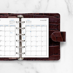 Filofax Naptárbetét Havi Pocket Fehér 2027