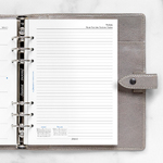 Filofax Naptárbetét Heti 1 hét / 1 oldal + 1 oldal jegyzet A5 Fehér 2027