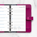 Filofax Naptárbetét Heti 1 hét / 1 oldal + 1 oldal jegyzet Personal Fehér 2027