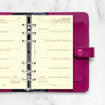 Filofax Naptárbetét Heti 1 hét / 1 oldal Personal Krém 2027