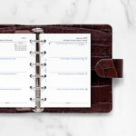 Filofax Naptárbetét Heti 1 hét / 2 oldal 5 nyelvű Pocket Fehér 2027