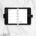 Filofax Naptárbetét Heti 1 hét / 2 oldal Mini Fehér 2027