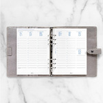 Filofax Naptárbetét Heti 1 hét / 2 oldal Oszlopos 5 nyelvű A5 Fehér Dátum nélküli Filofax Naptárbetét Heti 1 hét / 2 oldal Oszlopos 5 nyelvű A5 Fehér Dátum nélküli