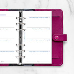Filofax Naptárbetét Heti 1 hét / 2 oldal Personal Fehér Dátum nélküli Filofax Naptárbetét Heti 1 hét / 2 oldal Personal Fehér Dátum nélküli
