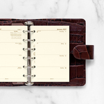 Filofax Naptárbetét Heti 1 hét / 2 oldal Pocket Krém 2027 Filofax Naptárbetét Heti 1 hét / 2 oldal Pocket Krém 2027