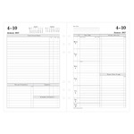 Filofax Naptárbetét Heti 1 hét / 2 oldal Time Management A5 Fehér 2027