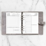 Filofax Naptárbetét Heti 1 hét / 2 oldal Time Management A5 Fehér 2027