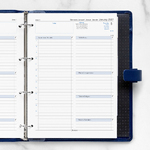 Filofax Naptárbetét Napi 1 nap / 1 oldal Business A4 Fehér 2027