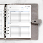 Filofax Naptárbetét Napi 1 nap / 1 oldal Business A5 Fehér 2027