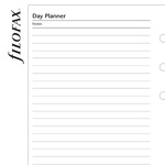 Filofax Naptárbetét Napi 1 nap / 2 oldal Dátum nélküli Personal Fehér Bianco Filofax Naptárbetét Napi 1 nap / 2 oldal Dátum nélküli Personal Fehér Bianco