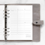 Filofax Naptárbetét + Pótlapok csomag oszlopos A5 Minimal 2027