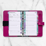 Filofax Naptárbetét + Pótlapok csomag Personal Színes Floral 2027