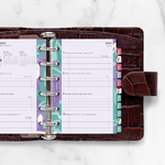 Filofax Naptárbetét + Pótlapok csomag Pocket Színes Floral 2027