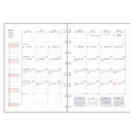 Filofax Notebookhoz Naptárbetét Havi HU A5 Fehér 2027