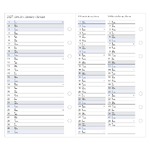 Filofaxhoz Naptárbetét Heti 1 hét / 2 oldal Magyar (H-GB-D) Personal Fehér 2027
