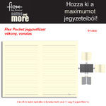 Filofax Flex Jegyzetfüzet Vékony Vonalas lapokkal Pocket, Krém
