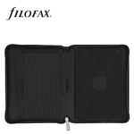 Filofax Tablet Case borító nagy Microfiber Zip, Fekete